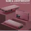 CASEME Litchi Texture Book Wallet Klapphülle für Oppo Reno13 Pro - Rot 8