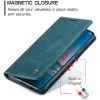 CASEME Retro Texture Book Wallet Klapphülle für OnePlus 13 - Blau 12