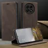 CASEME Retro Texture Book Wallet Klapphülle für OnePlus 13 - Dunkelbraun 11