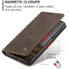 CASEME Retro Texture Book Wallet Klapphülle für OnePlus 13 - Dunkelbraun 12