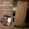 CASEME Retro Texture Book Wallet Klapphülle für OnePlus 13 - Hellbraun 4
