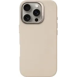 Decoded Echtleder Back Cover Hülle für Apple iPhone 16 Pro - Clay