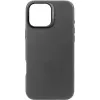 Decoded Echtleder Back Cover Hülle für Apple iPhone 16 Pro Max - Schwarz 2