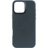 Decoded Echtleder Back Cover Hülle für Apple iPhone 16 Pro Max - Navy 2