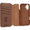 Decoded Echtleder 2-in-1 Book Wallet Klapphülle für Apple iPhone 16 - Tan 6