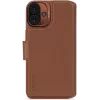 Decoded Echtleder 2-in-1 Book Wallet Klapphülle für Apple iPhone 16 Plus - Tan