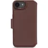 Decoded Echtleder 2-in-1 Book Wallet Klapphülle für Apple iPhone 17e/16e - Chocolate Brown 2