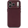 Decoded Echtleder Back Cover Hülle für Apple iPhone 17 Pro Max - Dark Ruby