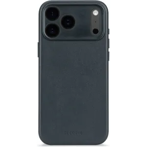 Decoded Echtleder Back Cover Hülle für Apple iPhone 17 Pro Max - Navy Shadow