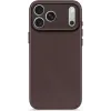 Decoded Echtleder Back Cover Hülle für Apple iPhone 17 Pro Max - Chocolate Brown