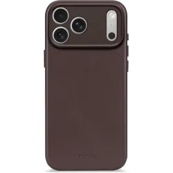 Decoded Echtleder Back Cover Hülle für Apple iPhone 17 Pro Max - Chocolate Brown