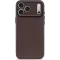 Decoded Echtleder Back Cover Hülle für Apple iPhone 17 Pro Max - Chocolate Brown