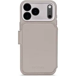 Decoded Echtleder 2-in-1 Book Wallet Klapphülle für Apple iPhone 17 Pro Max - Solid Clay