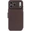 Decoded Echtleder 2-in-1 Book Wallet Klapphülle für Apple iPhone 17 Pro Max - Chocolate Brown