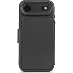 Decoded Echtleder 2-in-1 Book Wallet Klapphülle für Apple iPhone Air - Schwarz