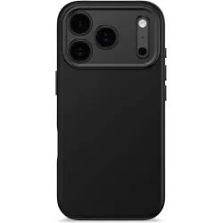 Decoded Silikon Back Cover Hülle mit MagSafe für Apple iPhone 17 Pro - Phantom Schwarz