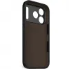 Decoded Silikon Back Cover Hülle mit MagSafe für Apple iPhone 17 Pro - Phantom Schwarz 3