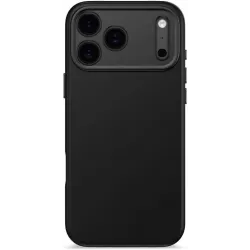 Decoded Silikon Back Cover Hülle mit MagSafe für Apple iPhone 17 Pro Max - Phantom Schwarz
