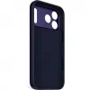 Decoded Silikon Back Cover Hülle mit MagSafe für Apple iPhone 17 Pro Max - True Navy 3