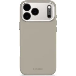 Decoded Silikon Back Cover Hülle mit MagSafe für Apple iPhone 17 Pro Max - Soft Taupe