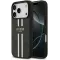 Guess 4G Printed Stripes Hard Case Back Cover Hülle mit MagSafe für Apple iPhone 17 Pro - Schwarz