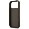 Guess 4G Printed Stripes Hard Case Back Cover Hülle mit MagSafe für Apple iPhone 17 Pro Max - Braun 4