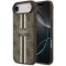 Guess 4G Printed Stripes Hard Case Back Cover Hülle mit MagSafe für Apple iPhone Air - Braun