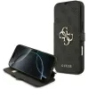 Guess 4G Big Metal Logo Book Wallet Klapphülle für Apple iPhone 17 Pro Max - Schwarz 0