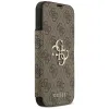 Guess 4G Big Metal Logo Book Wallet Klapphülle für Apple iPhone 17 Pro Max - Braun 2