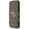 Guess 4G Big Metal Logo Book Wallet Klapphülle für Apple iPhone 17 Pro Max - Braun 3