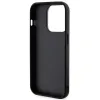Karl Lagerfeld 3D Rubber Glitter Logo Back Cover Hülle für Apple iPhone 15 Pro Max - Schwarz 6