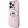 Karl Lagerfeld IML Choupette Back Cover Hülle mit MagSafe für Apple iPhone 15 Pro - Rosa 2