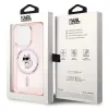 Karl Lagerfeld IML Choupette Back Cover Hülle mit MagSafe für Apple iPhone 15 Pro - Rosa 8