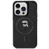 Karl Lagerfeld IML Ikonik Back Cover Hülle mit MagSafe für Apple iPhone 15 Pro - Schwarz 3