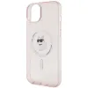 Karl Lagerfeld IML Choupette Back Cover Hülle mit MagSafe für Apple iPhone 15 Plus/14 Plus - Rosa 6