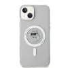 Karl Lagerfeld IML Choupette Back Cover Hülle mit MagSafe für Apple iPhone 15 Plus/14 Plus - Transparent 3