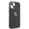 Karl Lagerfeld IML Ikonik Back Cover Hülle mit MagSafe für Apple iPhone 15 - Schwarz 4
