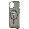 Karl Lagerfeld IML Ikonik Back Cover Hülle mit MagSafe für Apple iPhone 15 - Schwarz 6