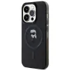 Karl Lagerfeld IML Ikonik Back Cover Hülle mit MagSafe für Apple iPhone 15 Pro Max - Schwarz 2