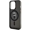 Karl Lagerfeld IML Ikonik Back Cover Hülle mit MagSafe für Apple iPhone 15 Pro Max - Schwarz 6