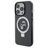 Karl Lagerfeld Ring Stand Karl & Choupette Hard Case Back Cover Hülle mit MagSafe für Apple iPhone 14 Pro Max - Schwarz 2