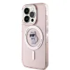 Karl Lagerfeld IML Choupette Back Cover Hülle mit MagSafe für Apple iPhone 14 Pro Max - Rosa 2