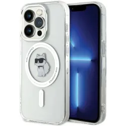 Karl Lagerfeld IML Choupette Back Cover Hülle mit MagSafe für Apple iPhone 14 Pro Max - Transparent
