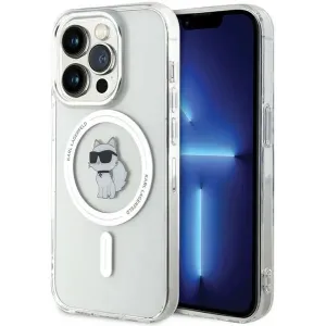 Karl Lagerfeld IML Choupette Back Cover Hülle mit MagSafe für Apple iPhone 14 Pro Max - Transparent