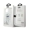 Karl Lagerfeld Liquid Glitter Choupette Head Back Cover Hülle mit MagSafe für Apple iPhone 15 - Transparent 7