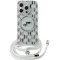 Karl Lagerfeld IML Crossbody Monogram Karl & Choupette Head Back Cover Hülle mit MagSafe für Apple iPhone 15 Pro Max - Transparent