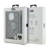 Karl Lagerfeld IML Crossbody Monogram Karl & Choupette Head Back Cover Hülle mit MagSafe für Apple iPhone 15 Pro - Schwarz 7
