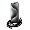 Karl Lagerfeld IML Crossbody Monogram Karl & Choupette Head Back Cover Hülle mit MagSafe für Apple iPhone 15/14 - Schwarz 4