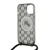 Karl Lagerfeld IML Crossbody Monogram Karl & Choupette Head Back Cover Hülle mit MagSafe für Apple iPhone 15/14 - Schwarz 6