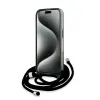Karl Lagerfeld IML Crossbody Monogram Karl & Choupette Head Back Cover Hülle mit MagSafe für Apple iPhone 15 Pro Max - Schwarz 4